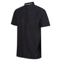 Black-Ash - Side - Regatta Mens Mindano VIII Criss-Cross Shirt