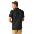 Black-Ash - Pack Shot - Regatta Mens Mindano VIII Criss-Cross Shirt