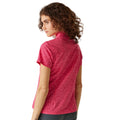 Flamingo Pink Potion - Pack Shot - Regatta Womens-Ladies Mindano VIII Ditsy Print Short-Sleeved Shirt