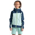 Mint Green-Moonlight Denim - Lifestyle - Dare 2B Childrens-Kids Explore II Waterproof Jacket