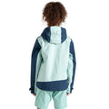 Mint Green-Moonlight Denim - Pack Shot - Dare 2B Childrens-Kids Explore II Waterproof Jacket