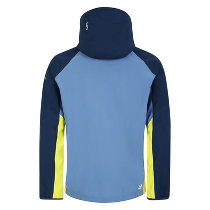 Coronet Blue-Moonlight Denim - Back - Dare 2B Mens Mountain Series Lite Colour Block Jacket