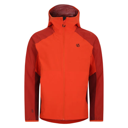 Cinnamon-Tuscan Red - Front - Dare 2B Mens Mountain Series Lite Colour Block Jacket