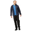 Navy-French Blue - Pack Shot - Regatta Professional Mens Full Zip Fleece Jacket