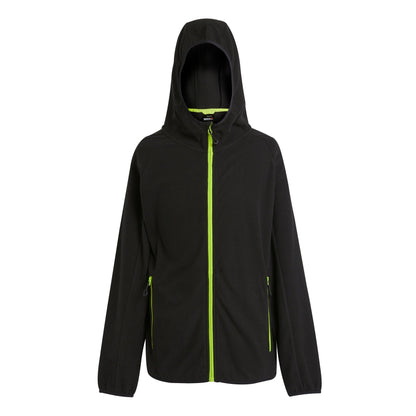 Black-Lime Green - Front - Regatta Professional Mens Full Zip Fleece Jacket