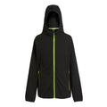 Black-Lime Green - Front - Regatta Mens Navigate Full Zip Fleece Jacket