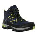 Navy-Lime Punch - Front - Regatta Mens Samaris III Walking Boots