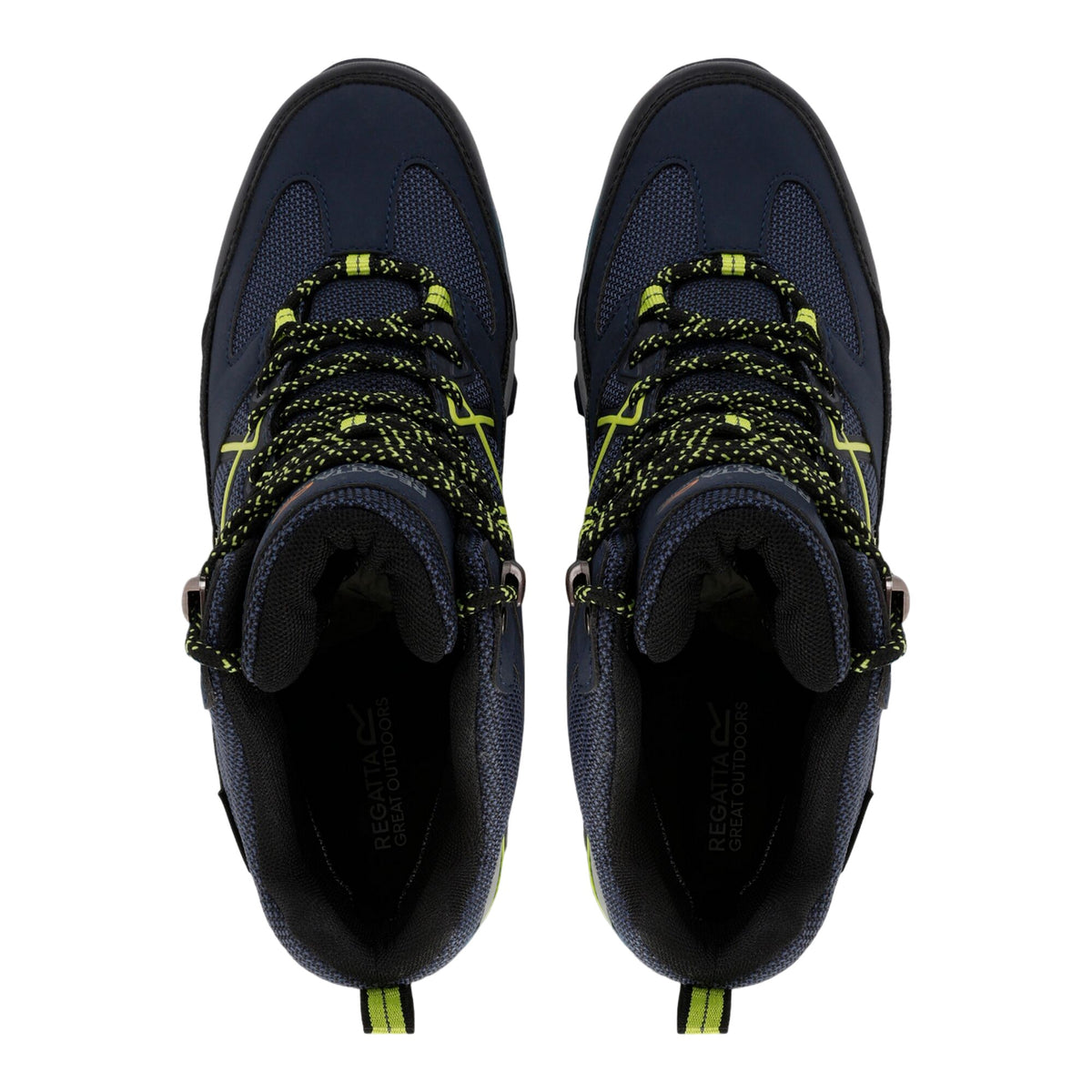 Navy-Lime Punch - Pack Shot - Regatta Mens Samaris III Walking Boots