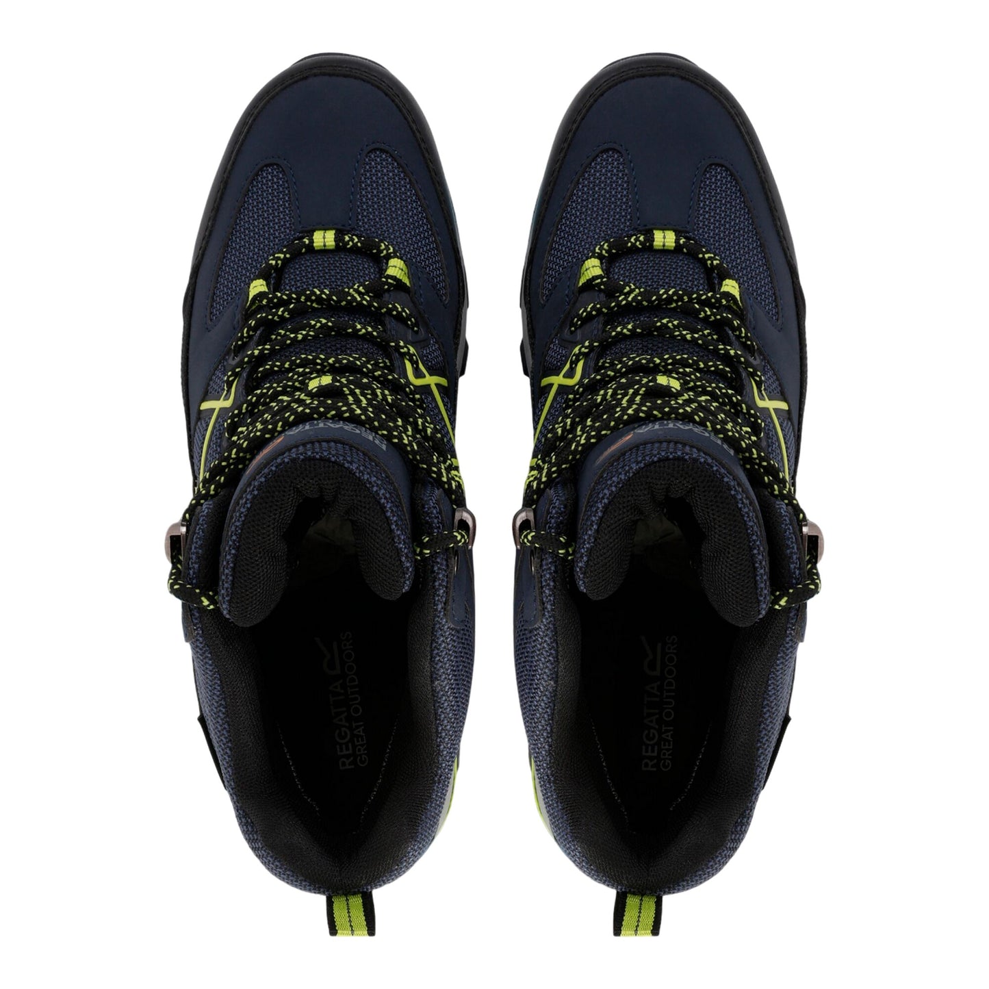 Navy-Lime Punch - Pack Shot - Regatta Mens Samaris III Walking Boots