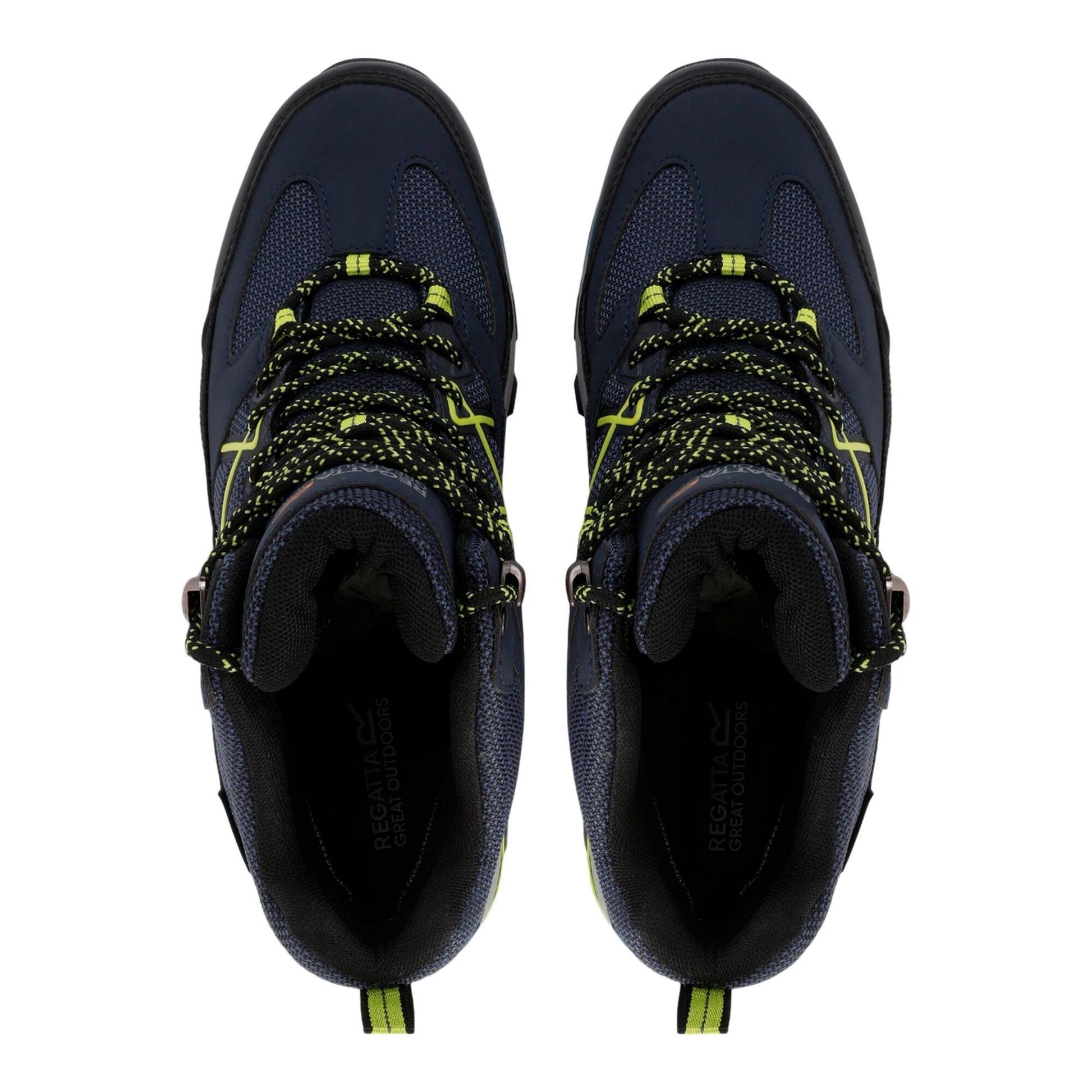 Navy-Lime Punch - Pack Shot - Regatta Mens Samaris III Walking Boots