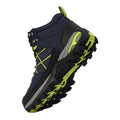 Navy-Lime Punch - Close up - Regatta Mens Samaris III Walking Boots