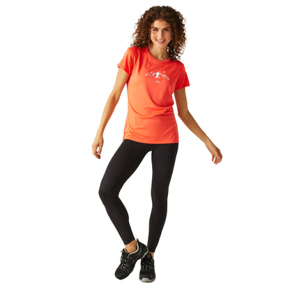 Satsuma - Close up - Regatta Womens-Ladies Fingal VIII Mountain T-Shirt
