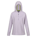 Lilac Frost - Front - Regatta Womens-Ladies Warriewood Microfleece Half Zip Hoodie