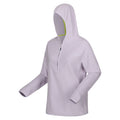 Lilac Frost - Side - Regatta Womens-Ladies Warriewood Microfleece Half Zip Hoodie