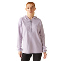 Lilac Frost - Lifestyle - Regatta Womens-Ladies Warriewood Microfleece Half Zip Hoodie