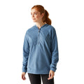 Coronet Blue - Lifestyle - Regatta Womens-Ladies Warriewood Microfleece Half Zip Hoodie