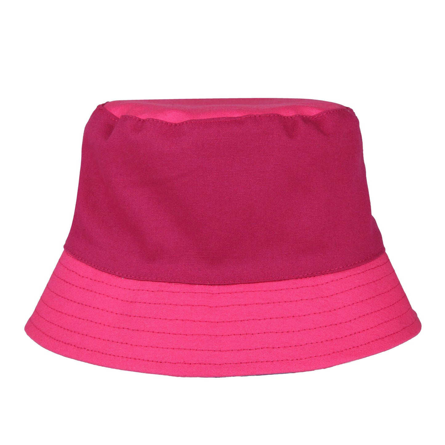 Tahoe Blue-Pink Potion - Side - Regatta Childrens-Kids Flip Leaf Print Bucket Hat