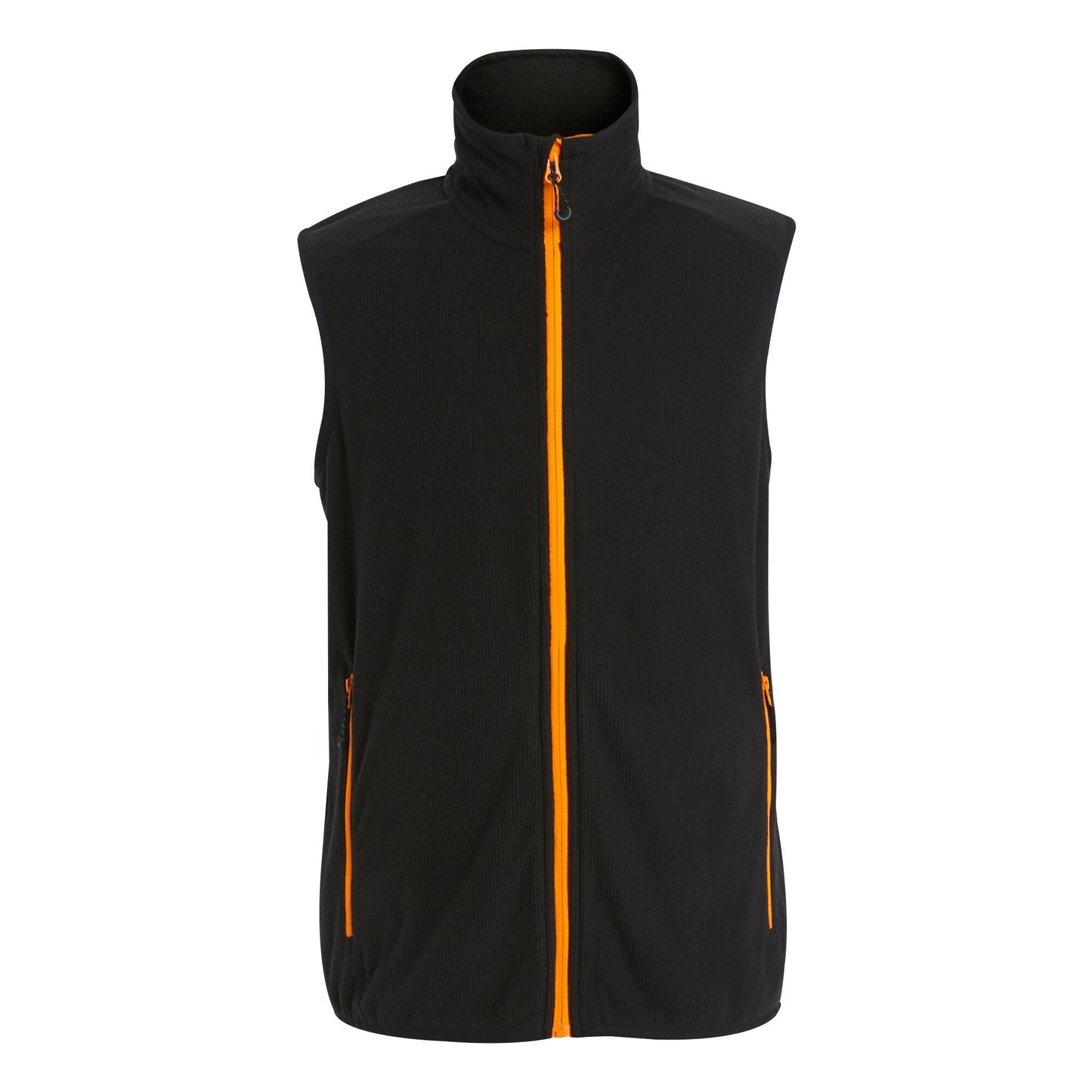 Black-Orange Pop - Front - Regatta Professional Mens Fleece Gilet