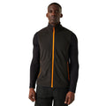 Black-Orange Pop - Side - Regatta Mens Navigate Fleece Gilet