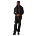 Black-Orange Pop - Pack Shot - Regatta Mens Navigate Fleece Gilet