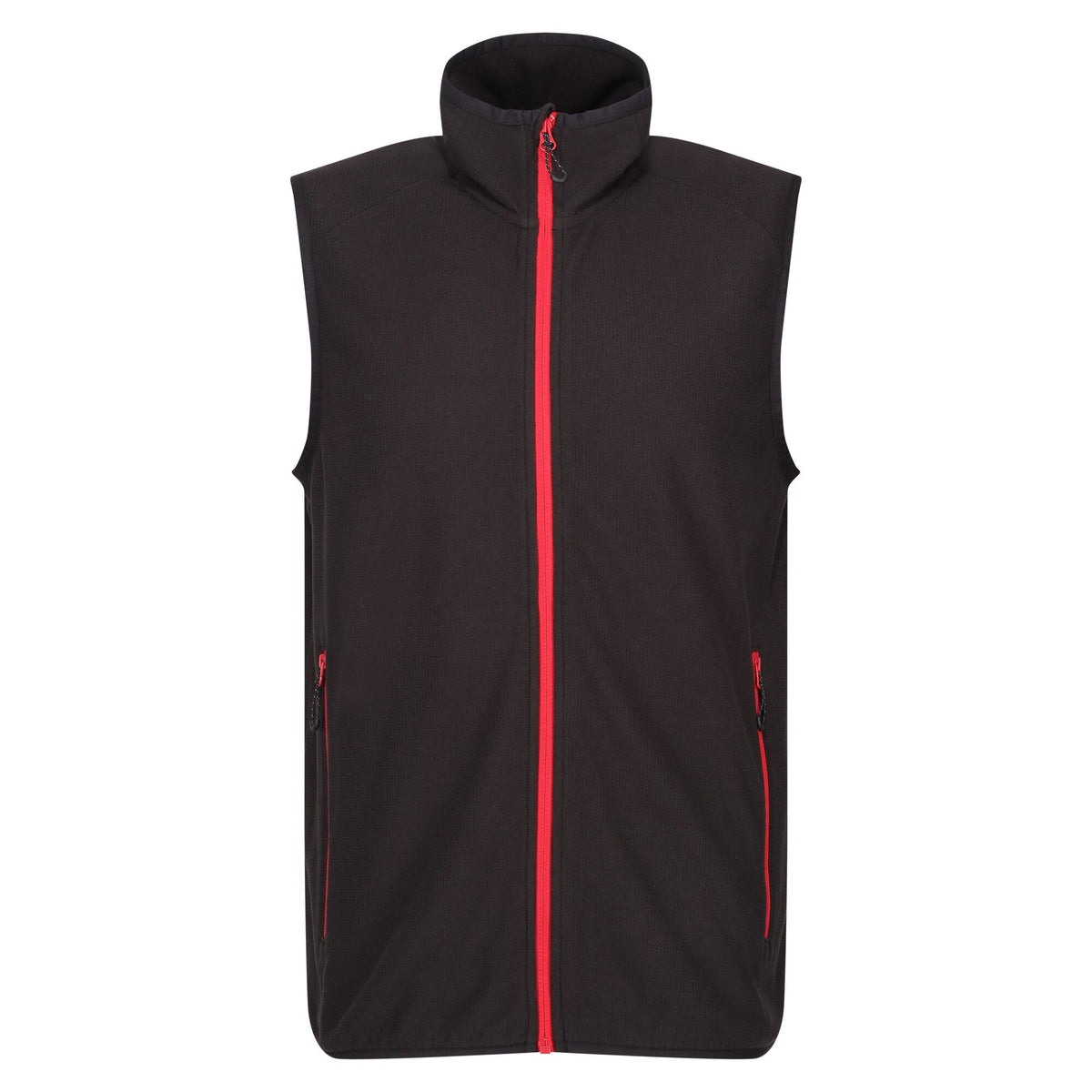 Black-Classic Red - Front - Regatta Professional Mens Fleece Gilet