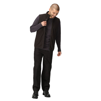 Black-Seal Grey - Pack Shot - Regatta Professional Mens Fleece Gilet