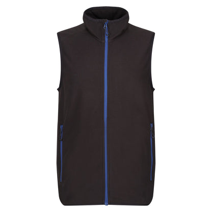 Black-New Royal - Front - Regatta Professional Mens Fleece Gilet