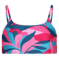 Tahoe Blue - Side - Regatta Girls Dakaria II Tropical Leaves Bikini Set