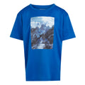 Oxford Blue - Front - Regatta Childrens-Kids Alvardo VIII Mountain T-Shirt