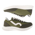 Dark Khaki - Close up - Regatta Mens Marine Retro Trainers