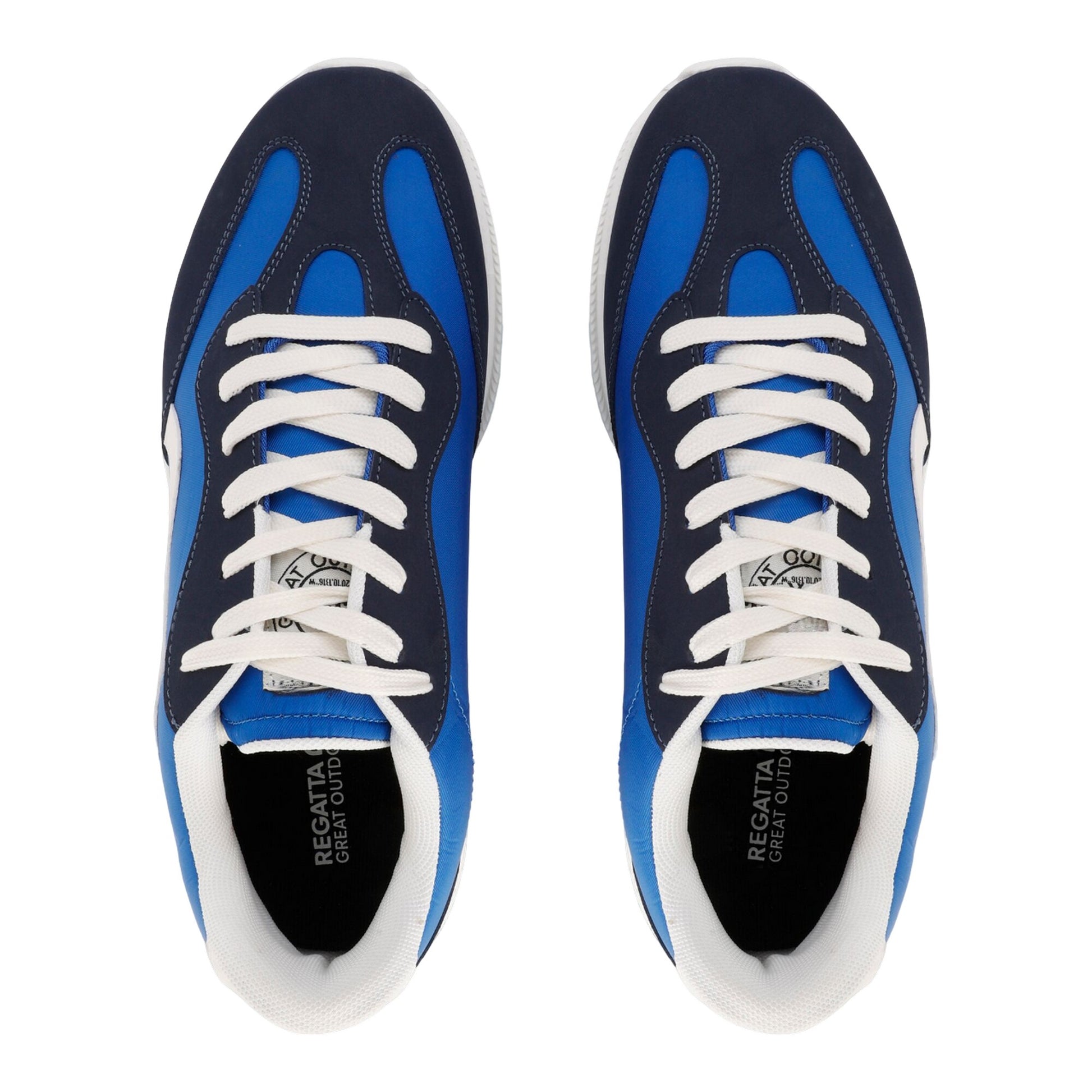 Oxford Blue-Navy - Pack Shot - Regatta Mens Marine Retro Trainers