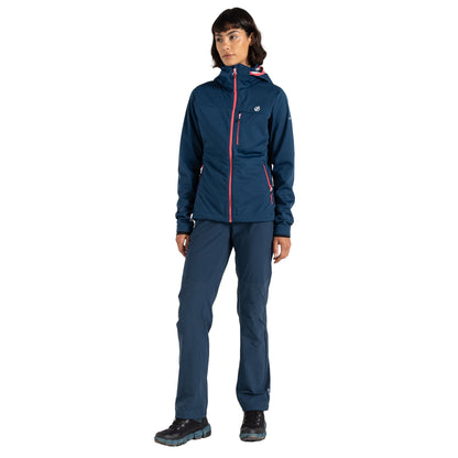 Moonlight Denim - Close up - Regatta Womens-Ladies Lexan Soft Shell Jacket