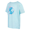 Bleached Aqua - Side - Regatta Childrens-Kids Alvardo VIII Graphic Print T-Shirt