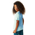 Bleached Aqua - Pack Shot - Regatta Childrens-Kids Alvardo VIII Graphic Print T-Shirt