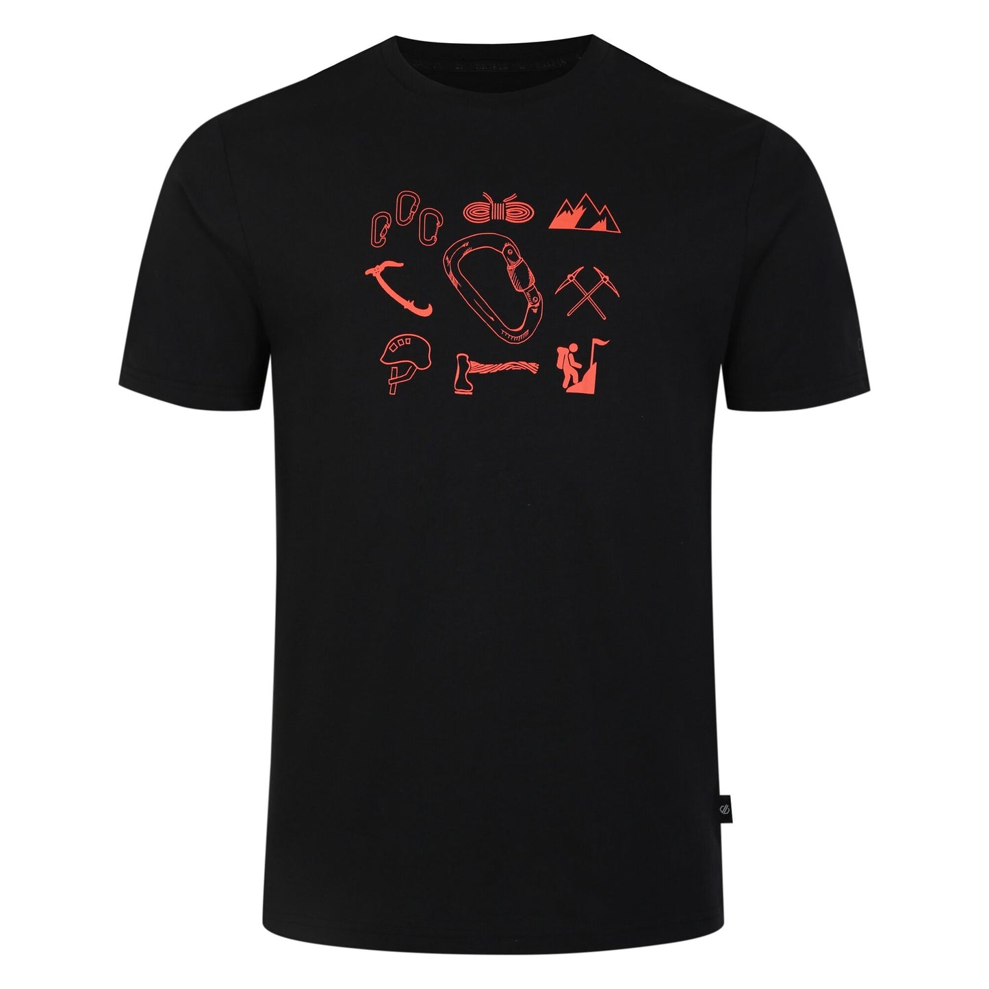 Black - Front - Dare 2B Mens Movement II Mountain Climbing T-Shirt