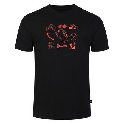 Black - Front - Dare 2B Mens Movement II Mountain Climbing T-Shirt