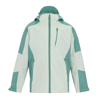 Ivy Moss-Ocean Mist - Front - Regatta Childrens-Kids Calderdale II Waterproof Jacket