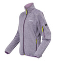 Lilac Frost-Sunset Purple - Side - Regatta Womens-Ladies Ravenhill Full Zip Fleece Top