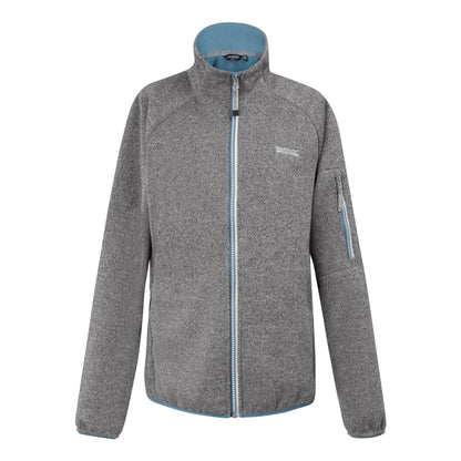 Heather-Coronet Blue - Front - Regatta Womens-Ladies Ravenhill Full Zip Fleece Top