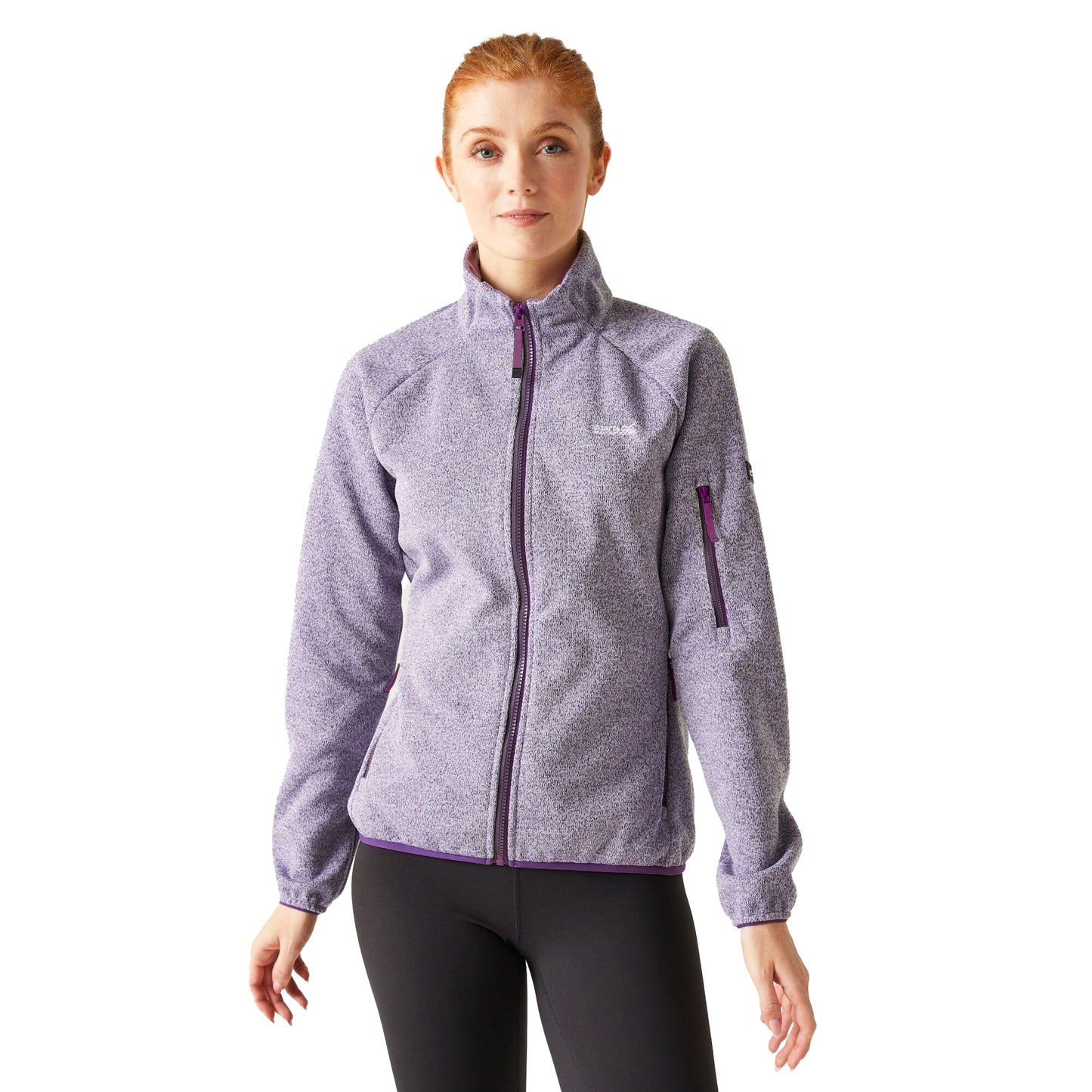 Lilac Frost-Sunset Purple - Lifestyle - Regatta Womens-Ladies Ravenhill Full Zip Fleece Top