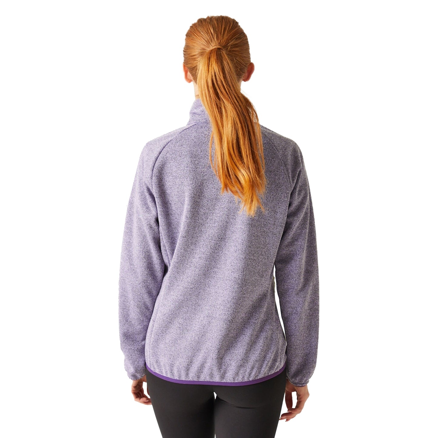 Lilac Frost-Sunset Purple - Pack Shot - Regatta Womens-Ladies Ravenhill Full Zip Fleece Top