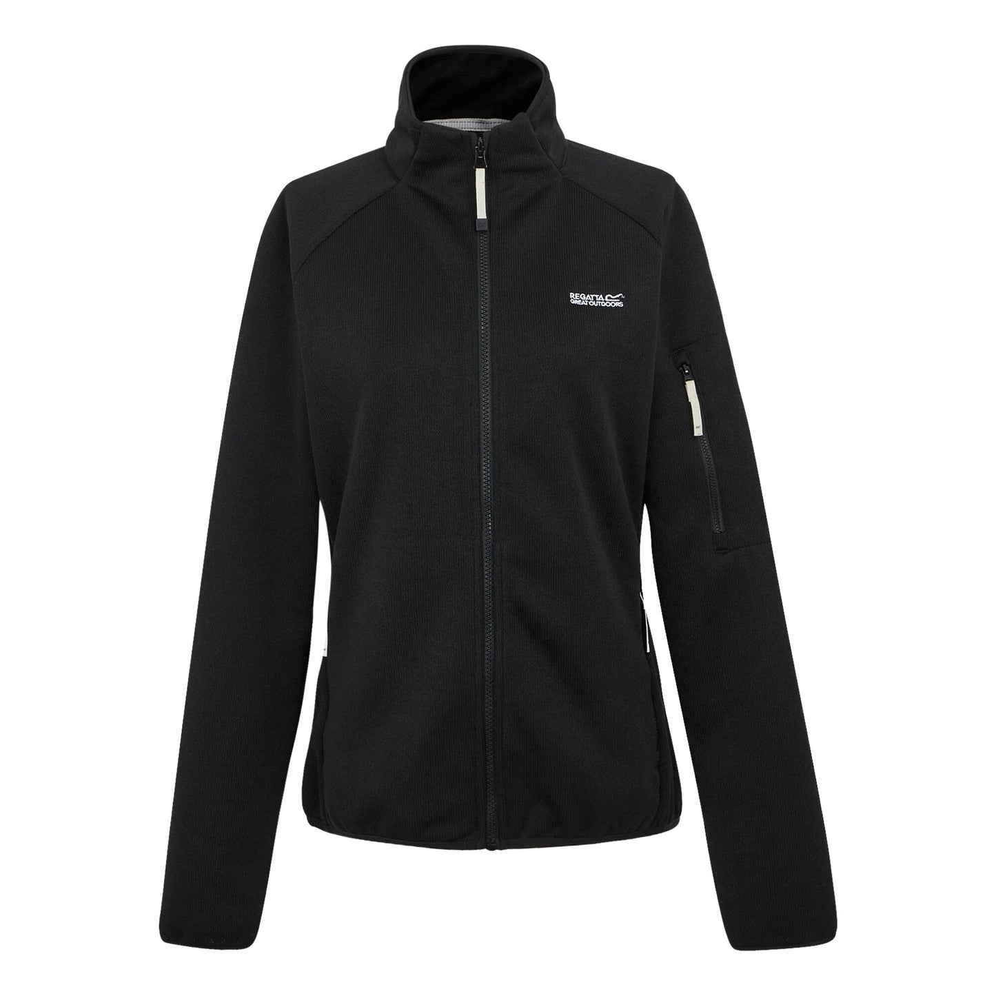 Black-Light Vanilla - Front - Regatta Womens-Ladies Ravenhill Full Zip Fleece Top