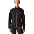 Black-Pink Potion - Lifestyle - Regatta Womens-Ladies Ravenhill Full Zip Fleece Top