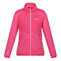 Flamingo Pink-Pink Potion - Front - Regatta Womens-Ladies Yare IX Lightweight Jacket