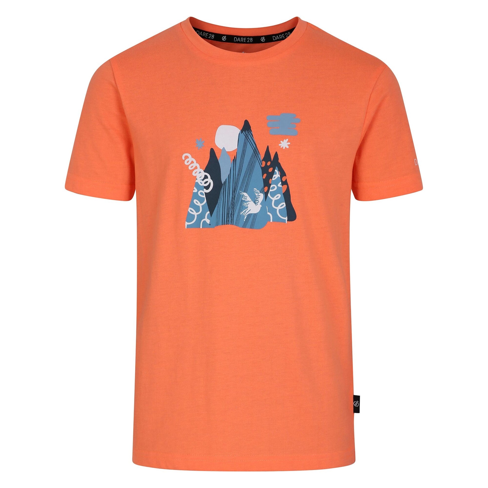 Live Wire - Front - Dare 2B Childrens-Kids Trailblazer II Mountain T-Shirt