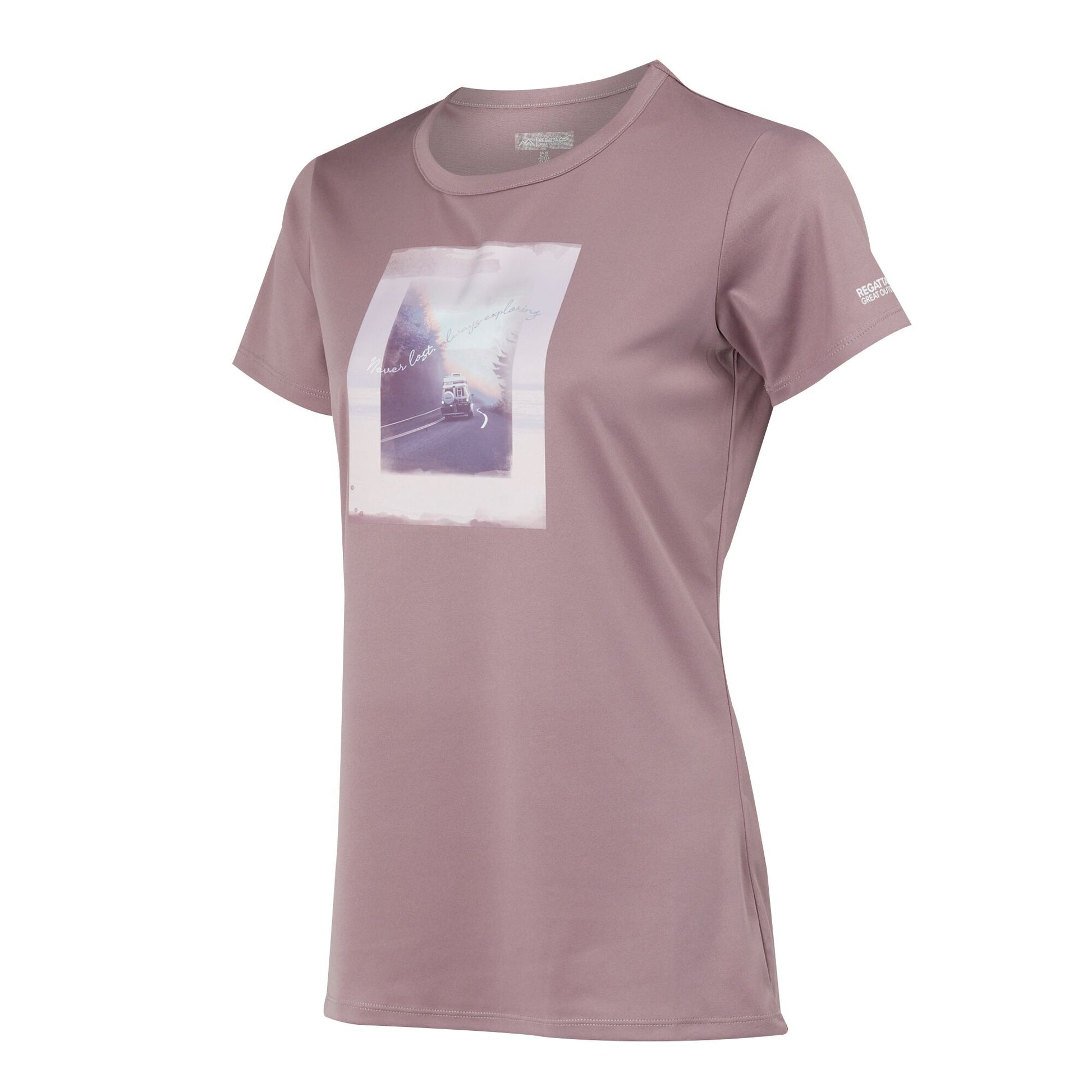 Heather - Side - Regatta Womens-Ladies Fingal VIII Road T-Shirt