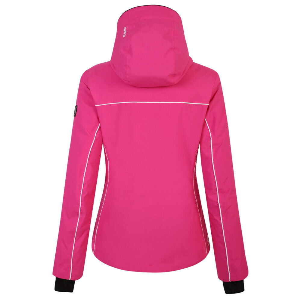 Pure Pink - Back - Dare 2B Womens-Ladies Line Ski Jacket