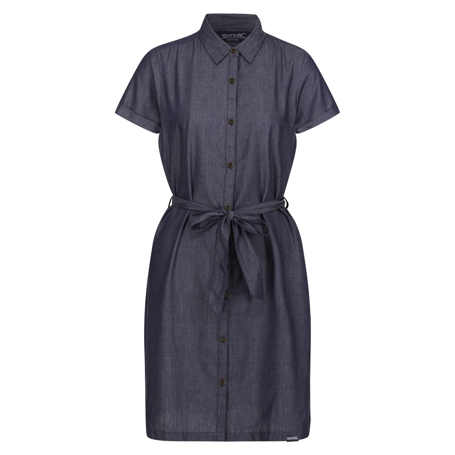 Chambray - Front - Regatta Womens-Ladies Rema Shirt Dress