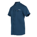 Moonlight Denim - Side - Regatta Mens Packaway Short-Sleeved Travel Shirt