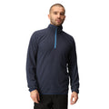 Navy-French Blue - Side - Regatta Professional Mens Half Zip Fleece Top